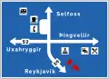 Informationsschild zur Orientierung