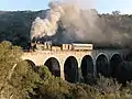 FCS 400 auf dem Viadukt bei Belvi-Aritzo