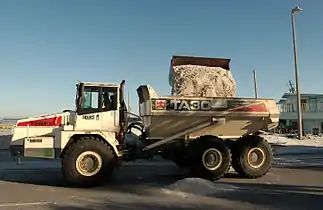 3-Achs-Muldenkipper (Knicklenker) Terex TA30, 50 t Gesamtgewicht für Großbaustellen, Steinbrüche, Sand-, Kiesgruben