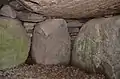 Inneres des Bodendenkmals „Räuberhöhle“ im FFH-Teilgebiet Gehege Idstedtwege