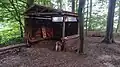 Schutzhütte des Waldkindergartens im FFH-Teilgebiet Broholmam