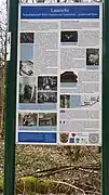 Info-Schild des Kultur-Wanderwegs