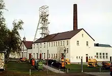 Fördergerüst der Reichen Zeche in Freiberg