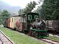 O&K 366 mit Feldbahn-Personenzug