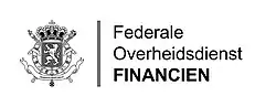 Niederländischsprachige Version des Logos des Föderalen Öffentlichen Dienstes Finanzen