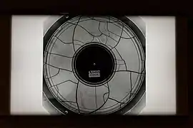 Verfilmte Acetat-Platte