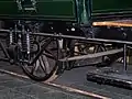 Speichenrad am Beiwagen 13