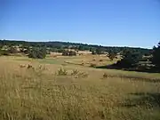 Die Hochebene Causse de Sauveterre beim Weiler Le Jas