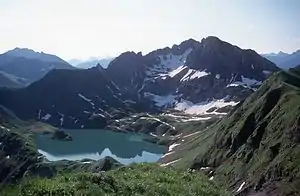 Kälbelespitz-Massiv und Schrecksee