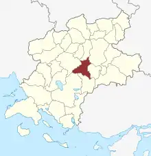 Lage des Espe Sogn in der Faaborg-Midtfyn Kommune