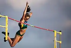 Fabiana Murer erreichte den geteilten Platz sechs