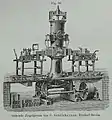 Stehende Ziegelpresse