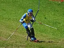 Fabrizio Rottigni im Weltcup-Slalom von Faistenau im August 2010