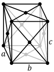 Orthorhombisch flächenzentriertes Gitter:oF
