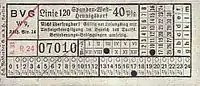 Spandau-West – Hennigsdorf (40 Pf.), 1933