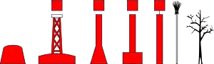 B.11b Backbordseite des Fahrwassers