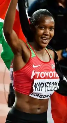 Vizeweltmeisterin Faith Kipyegon