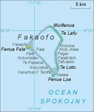 Karte von Fakaofo