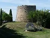 Reste der ehemaligen Windmühle