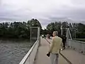 Brücke zur Badeinsel