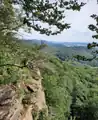 Blick hoch zum Hohenstein nach Südwesten