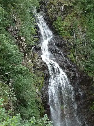 Der Wasserfall im August 2004
