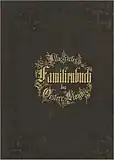 Familienbuch IX. Band von 1859 (Verlagseinband)
