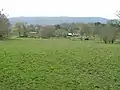 Häuser und landwirtschaftliche Flächen in Blaich
