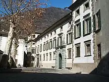 Palazzo Salis in Tirano, bis heute im Besitz der Grafen Sertoli-Salis (Nachfahren der Rita von Salis-Zizers und des Don Francesco Sertoli)