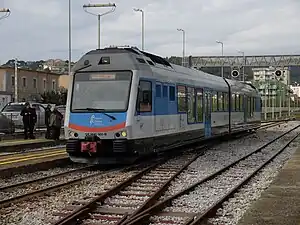 Stadler-Triebzug DE M4c.500 in Catanzaro Lido