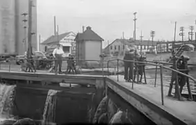 Ansicht einer Schleuse (1948)