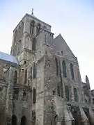 Abtei Fécamp: Vierungs­turm mit Glocken­geschoss über La­ter­nen­geschoss