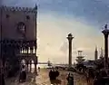 Markusplatz bei Nacht