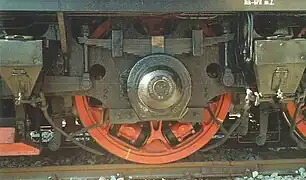1935: AEG-Kleinow-Federtopfantrieb bei der E 18 31