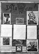„Alarm“ – Wandzeitung mit Parolen und Propaganda der Fædrelandslaget von 1929.