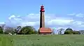 Blick vom Strand zum Turm