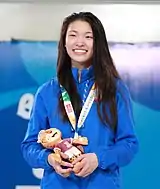 May Tieu mit der Bronzemedaille / Robert Vidovszky im Kampf um Bronze