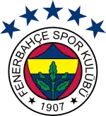 Emblem von Fenerbahçe Futbol A.Ş., die auch seit dem 14. Juli 2023 beim türkisch-staatlichen Patentamt „TürkPatent“ registriert ist.