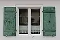 Fenster eines Rieser Bauernhauses
