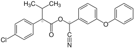 Strukturformel von Fenvalerat