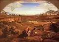 Hl. Familie mit dem Johannesknaben in einer Landschaft (1824)