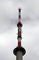 Detailaufnahme der Turmspitze vom Fernmeldeturm Bödefeld