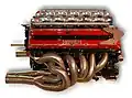 Ferrari 036-2 Motor ausgestellt im Museo Ferrari in Modena