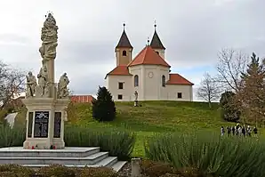 Mariensäule und Allerheiligenkirche