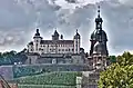 Zwei Bauten Echters: Festung Marienberg und Neubaukirche