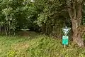 Weg durch das Naturschutzgebiet