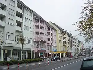Ladengalerie Bockenheimer Warte, Adalbertstraße 2-12 (2013)