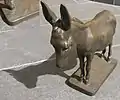 Bronzefigur "Esel"