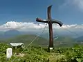 Das Gipfelkreuz des Findenigkofels