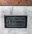 Firmenschild Johann Steinnus